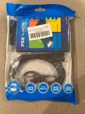 PS2 to HDMI Converter 1080P HD Monitor HDTV Video Adapter for PlayStation 1/2/3