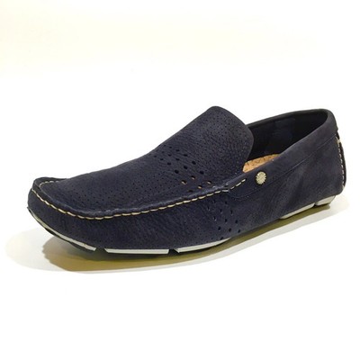 Ugg Bel-Air Navy Leather Suede Loafers Ugg Bel Air Penny UGG Australia Bel-Air Venetian Moccasins  main image 4