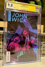 John Wick #1 CGC 9.8 1st Print (Signed By Cover Artist) Witnessed Label