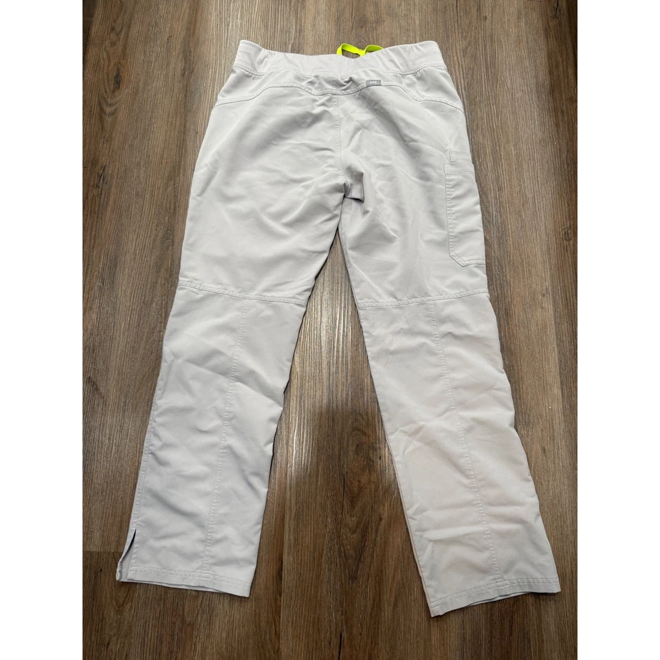 Pantalones Médicos FIGS Technical Collection Beige Claro Carga Cordón Mujer Medianos Foto 3 de 4