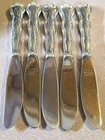 Gorham Rondo  ( 5 ) Sterling Silver Handle Butter Spreader Knife's  6.25”