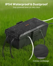 VEVOR Outdoor Electrical Box Waterproof, 9.4 x 4.3 x 2.8 in, IP54 Weatherproof E