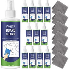 12 Pack White Board Cleaner Spray, 8.5oz Dry Erase Board Cleaner for Whiteboa...