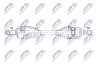 Antriebswelle NTY NPW-FT-085 FüR Fiat 500X Multijet 334AXA1B 334AXA11 Jeep SUV