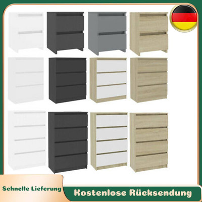 Sideboard mit 2/3/4 Schubladen Kommode Anrichte Nachtschrank Nachttisch Schrank