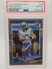 2023 Donruss Optic Puka Nacua 🔥1/35 PSA 10 🔥 Bronze Mojo Rated Rookie POP 4 RC