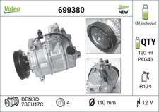 Kompressor Klimaanlage VALEO CORE-FLEX 699380 für A8 A4 B6 4D8 8E5 A6 AUDI C5 D2
