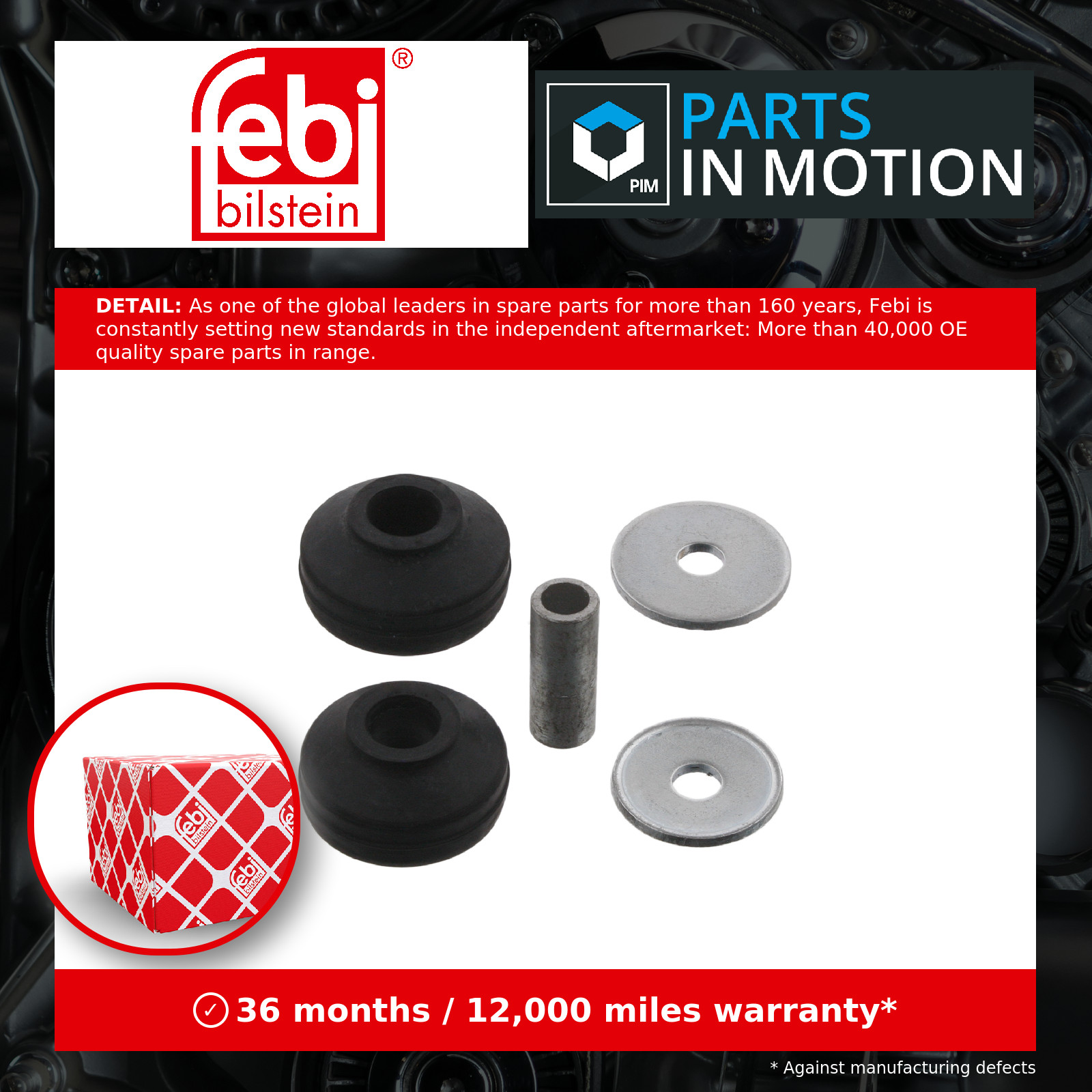 Top Strut Mounting fits HONDA CR-V Mk1 RD 2.0 95 to 02 51631SB0004 51631SB0004S1