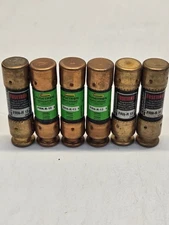 Cooper Bussmann FRN-R-15 Fusetron Fuse Class RK5 Lot Of 6 a12