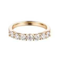 14K Yellow Gold Natural Diamond Wedding Band MZ5758