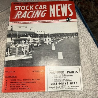 Stock car racing News volume 2 No. 10 October 1961