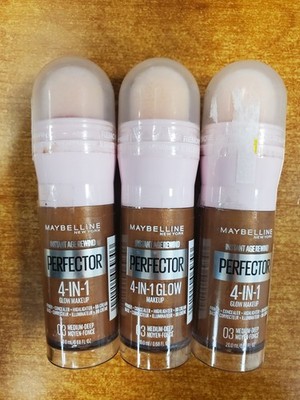 3 Pk: Maybelline Instant Age Rewind Perfector 4in1 Glow *03 Medium/Deep* (E3738)