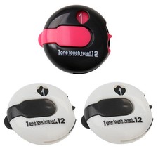 Pack-3 Compact Golf Stroke Counter 3cm Score 12 Shots Scorekeeper