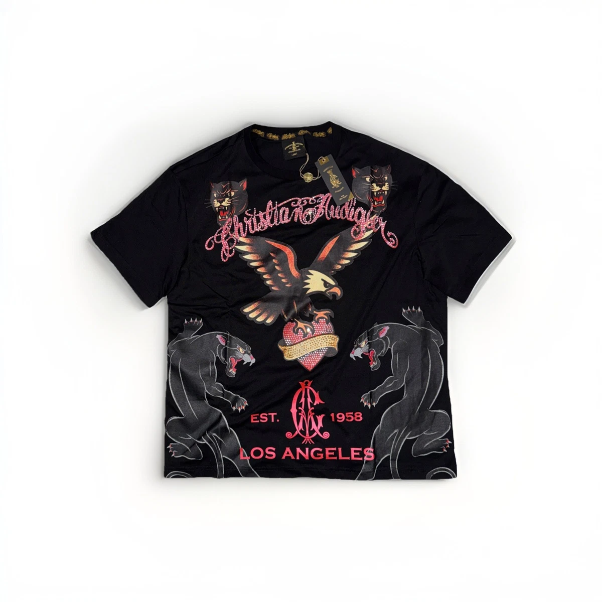 Christian Audigier Size L Black Shirts for Men for sale | eBay