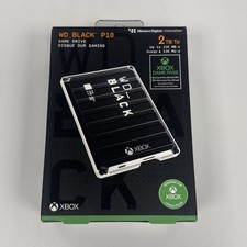 WD BLACK P10 2TB Game Drive for Xbox Portable External Hard Drive BRAND NEW