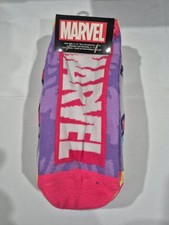 Marvel Unisex Six Pairs Of Socks 4-10 Shoe Size Multi design F