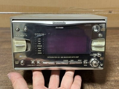 Panasonic CQ-VX440MS ヘッドユニット Rare Vintage Panasonic 2DIN CD MD AUX Head Unit CQ VX4000D Tested