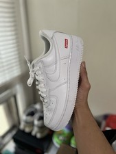 Nike Air Force 1 x Supreme Low Box Logo - White for Sale