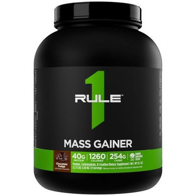Rule 1 Proteins Mass Gainer - High-Calorie Weight Gain Formula with 1,220+ Ca...