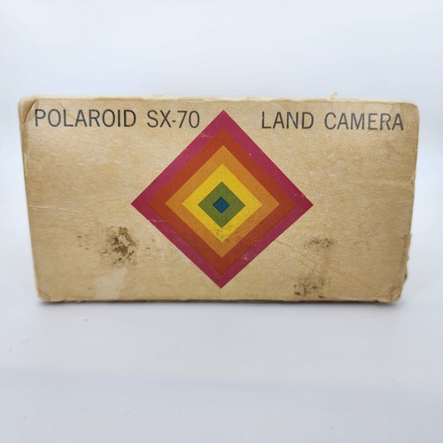 Vintage Polaroid SX-70 Land Camera Leather Folding Instant With Box UNTESTED USA - Picture 17 of 20