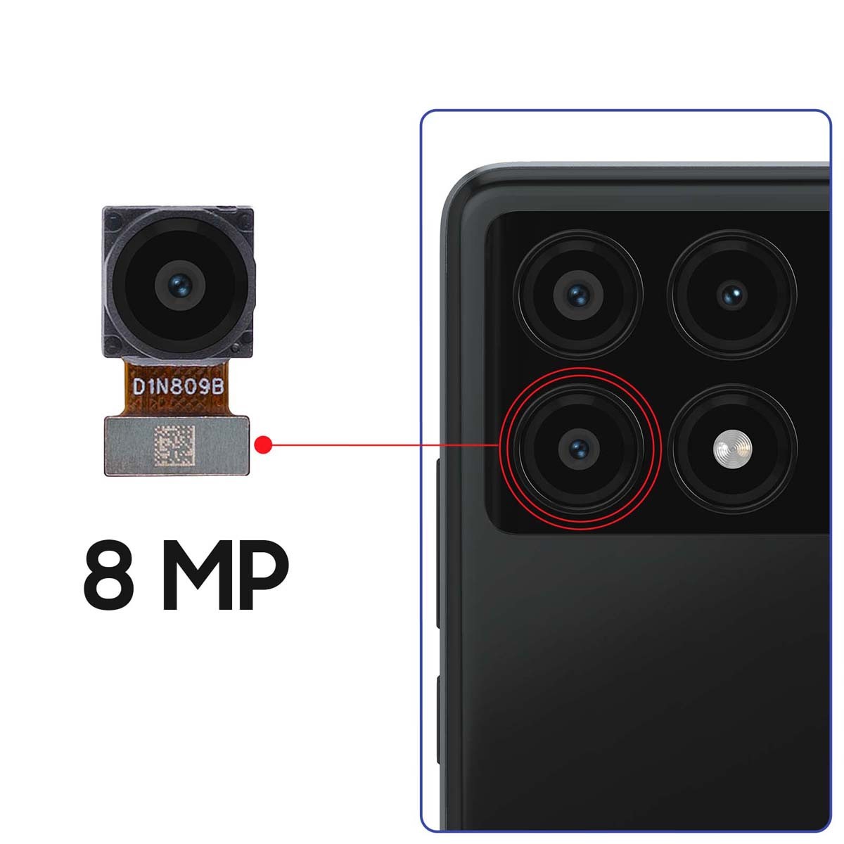 Objectif grand angle 8MP pour Poco X6 Pro capturez de grands paysages - 3