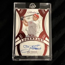 2025 Flawless Jim Thome Ruby Auto /20