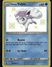 Alolan Vulpix Shiny Holo Rare Hidden Fates: Shiny Vault SV8/SV94 Water Holofoil