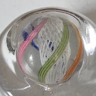 Antique German Latticino Multi Color Swirl Glass Marble +9/16" — photo 3