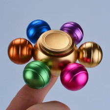 Metal Fidget Spinner Fingertip Gyro EDC Anxiety Toy, 60 mm / 2.36 in