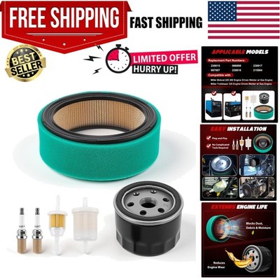Engine Filter Maintenance Kit for Miller Bobcat & Trailblazer - Compact Design
