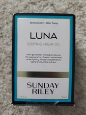 New Sealed Sunday Riley Luna Sleeping Night Oil 1.18oz
