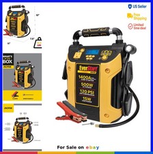Jump Starter 1400 Peak Amps Power Station 500w Inverter Air Compressor Usb Jump Starter 1400 Peak Amps Power Station 500w Inverter Air Compressor Usb
