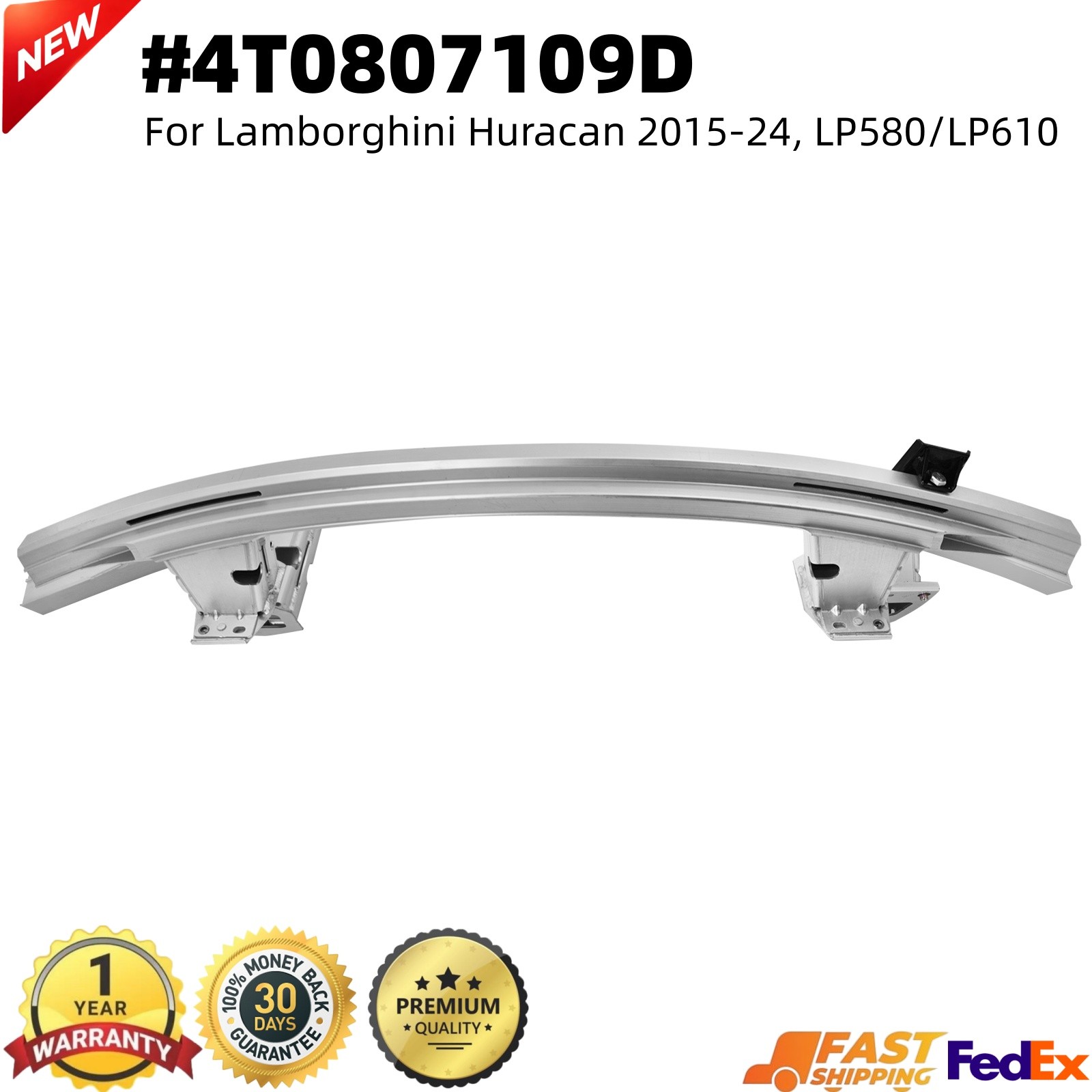 Lamborghini Huracan 2015-2024 Front Bumper guards Set P/N 4T0807109C