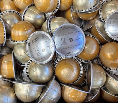 Nespresso Vertuo Sweet Vanilla + Golden Caramel (30ea) 60 ct, 7.77oz, LOOSE Pods