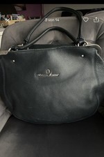 Aigner Damen Lederhandtasche Schwarz