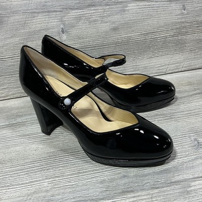 Sarah Flint Womens Perfect Pump Black Patent Leather Comfort 42.5 EU 11.5-12 NEW