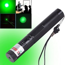 Rechargeable Green Laser Pointer Pen 532nm Visible Beam Lazer USB, Charger 1mW