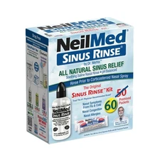 NeilMed Sinus Rinse - A Complete Sinus Nasal Rinse Kit, 50 count (Pack of 1)