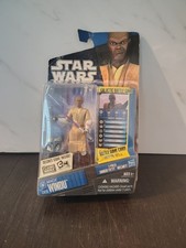 Mace Windu CW20 2010 STAR WARS The Clone Wars TCW Dmgd Card  2
