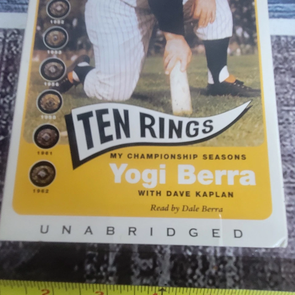 Cintas de colección Ten Rings: My Championship Seasons de Kaplan & Yogi Berra, HCDJ, MLB Foto 3 de 4