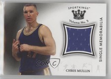 2024 Sportkings Volume 5 Single Memorabilia Black Chris Mullin #SM-CM4 HOF 1cx3