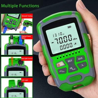 Mini Optical Power Meter Red Light Fiber Optic Cable Power Tester With USB Charg