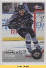 2021-22 Upper Deck CHL Stars Clear Cut Justin Sourdif #330 READ i9y