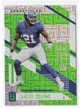 Landon Collins 2017 Unparalleled Lime Green Escher Squares #106 Giants Parallel
