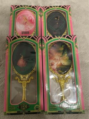 NEW NAMCO Exclusive Wicked The Two Witches Hand Mirror Set of 4 - Japan