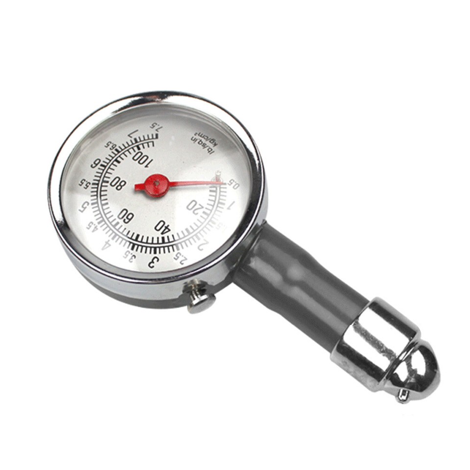 Dial Car Tire Pressure Gauge DualScale Motorcycle Truck Tyre Pressure