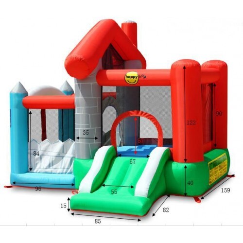 Castello Gonfiabile Scivolo Bambini Vasca Palline Saltarello Feste Compleanno