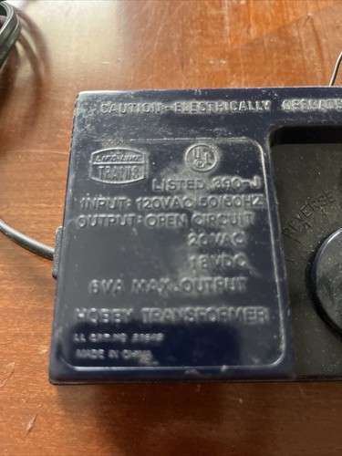 Life-Like Hobby Train Transformer Model 390-J for DC train AC acc 6VA Max Output - Picture 2 of 5