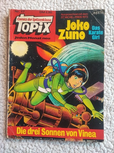 TOPIX Nr. 17: JOKO ZUNO Das Karate Girl: Die drei Sonnen von Vinea, 1976 / Z 2-3