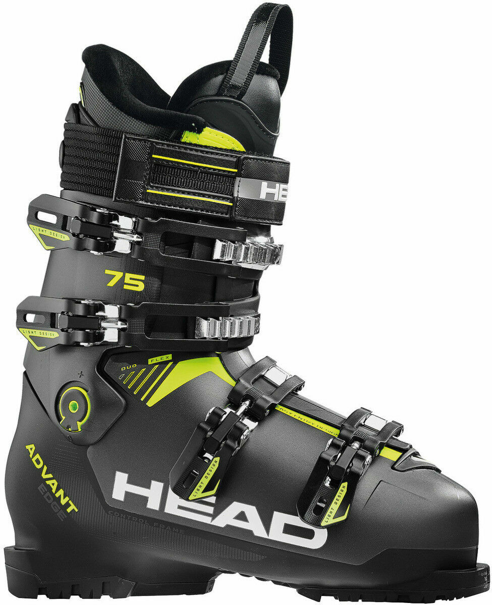 SALOMON Scarponi da sci uomo NEW HEAD Advant edge 75 Anthr nero giallo scarponi da sci downhill